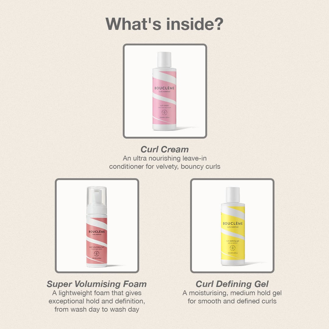 Inhalt des Bouclème Style Icons Kits