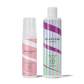 Maximum Volume Duo Bundle mit Super Volumising Foam und Super Hold Styler auf einem sanften cremefarbenen Hintergrund.