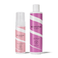 Maximum Volume Duo Bundle mit Super Volumising Foam und Super Hold Styler auf einem sanften cremefarbenen Hintergrund.